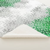Couverture Sherpa Drapeau de fierté grisromantique abstrait ondulé t (3/4)