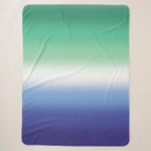Couverture Sherpa Drapeau de fierté MLM gay dégradé – Drapeau MLM co (Devant)