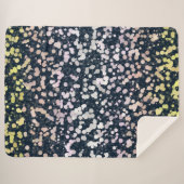 Couverture Sherpa Drapeau de fierté Pangender Boho Rétro Mignon Exce (Devant (Horizontal))