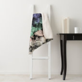 Couverture Sherpa Drapeau de fierté Uingender Groovy Boho Bulles Écl (En situation)