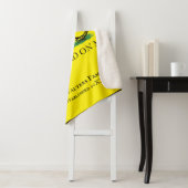 Couverture Sherpa Drapeau de Gadsden Ne pas filer sur moi Nom de fam (En situation)