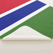 Couverture Sherpa Drapeau de Gambie (3/4)
