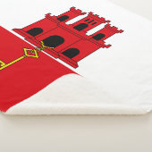 Couverture Sherpa Drapeau de Gibraltar (3/4)