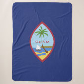 Couverture Sherpa Drapeau de Guam (Devant)