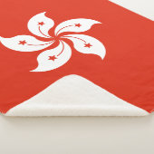 Couverture Sherpa Drapeau de Hong Kong (3/4)