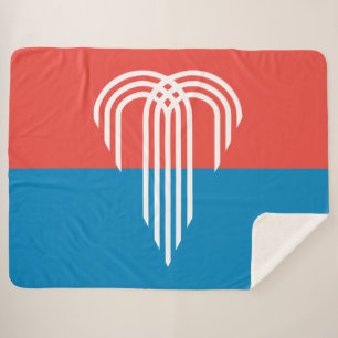 Couverture Sherpa Drapeau de Kansas City (Missouri)