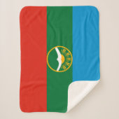 Couverture Sherpa Drapeau de Karatchaïévo-Tcherkessie (Devant)