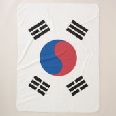 Couverture Sherpa Drapeau de la Corée du Sud (ROK) (Devant)