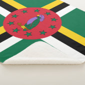 Couverture Sherpa Drapeau de la Dominique (3/4)