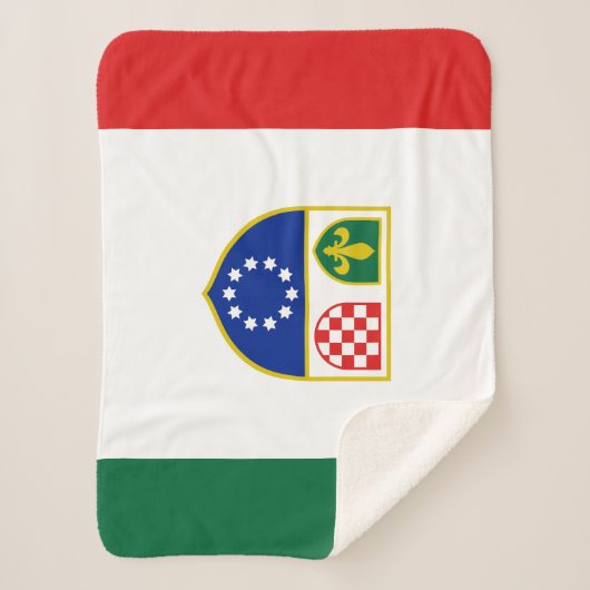 Couverture Sherpa Drapeau de la Fédération de Bosnie (Devant)