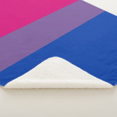 Couverture Sherpa Drapeau de la fierté bisexuelle (3/4)