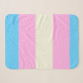Couverture Sherpa Drapeau de la fierté transfusionnelle (Devant (Horizontal))