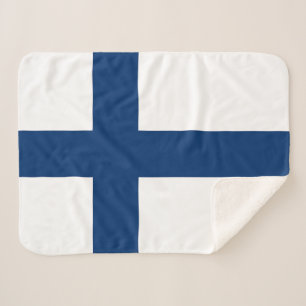 Couverture Sherpa Drapeau de la Finlande
