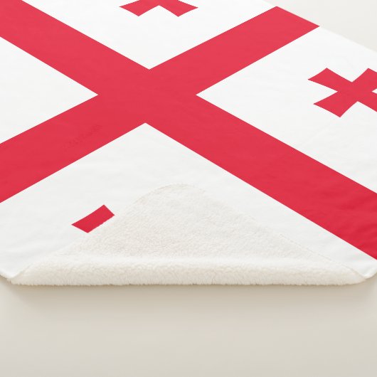 Couverture Sherpa Drapeau de la Géorgie (3/4)