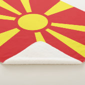 Couverture Sherpa Drapeau de la Macédoine du Nord (3/4)