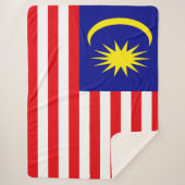 Couverture Sherpa Drapeau de la Malaisie (Devant)