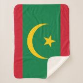 Couverture Sherpa Drapeau de la Mauritanie (Devant)