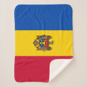 Couverture Sherpa Drapeau de la Moldavie (Devant)