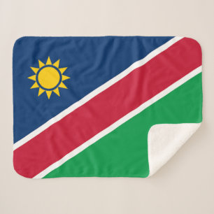 Couverture Sherpa Drapeau de la Namibie