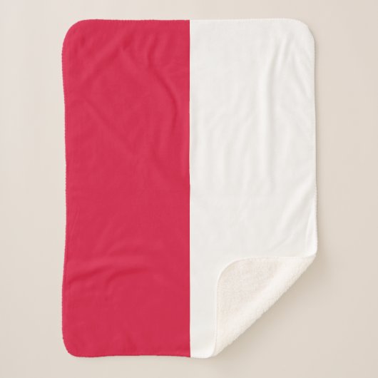 Couverture Sherpa Drapeau de la Pologne (Devant)