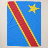 Couverture Sherpa Drapeau de la RDC (République démocratique du Cong (Devant)