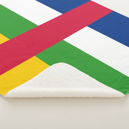 Couverture Sherpa Drapeau de la République centrafricaine (3/4)