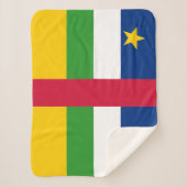 Couverture Sherpa Drapeau de la République centrafricaine (Devant)