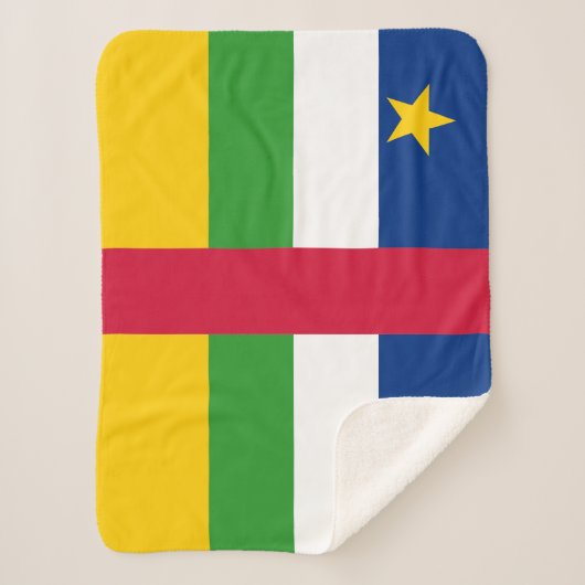 Couverture Sherpa Drapeau de la République centrafricaine (Devant)