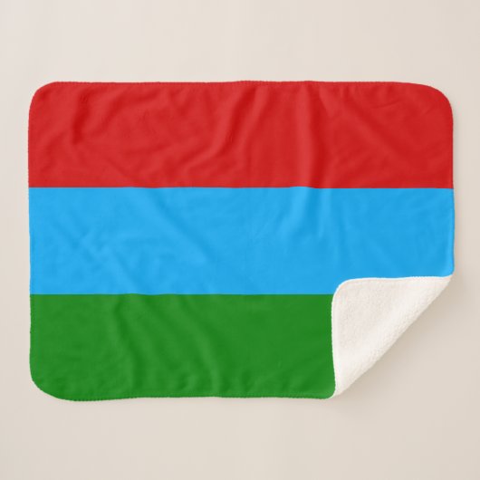 Couverture Sherpa Drapeau de la République de Carélie (Devant (Horizontal))
