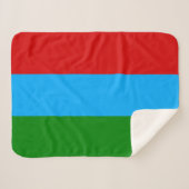 Couverture Sherpa Drapeau de la République de Karelia (Devant (Horizontal))