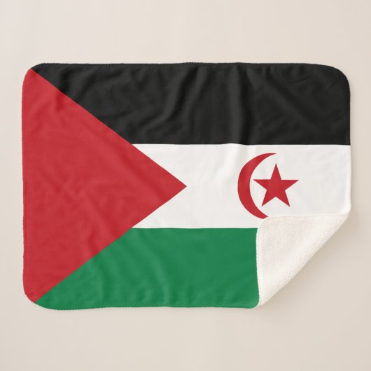 Couverture Sherpa Drapeau de la République démocratique arabe sahrao (Devant (Horizontal))
