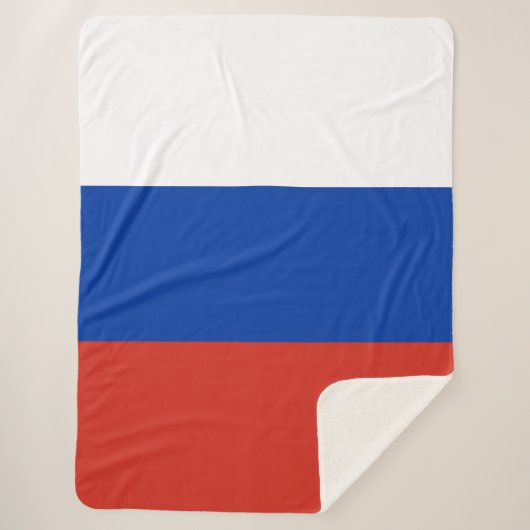 Couverture Sherpa Drapeau de la Russie (Devant)