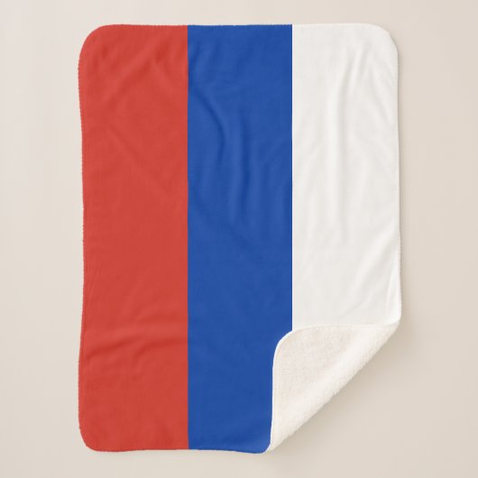 Couverture Sherpa Drapeau de la Russie (Devant)