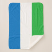 Couverture Sherpa Drapeau de la Sierra Leone (Devant)