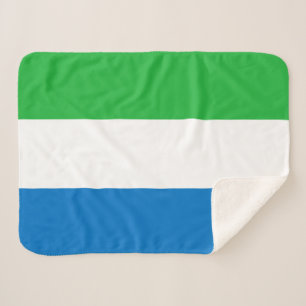 Couverture Sherpa Drapeau de la Sierra Leone