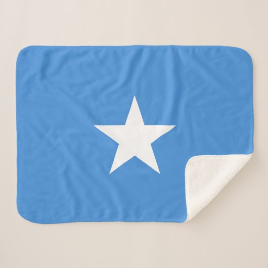 Couverture Sherpa Drapeau de la Somalie (Devant (Horizontal))