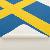 Couverture Sherpa Drapeau de la Suède (3/4)