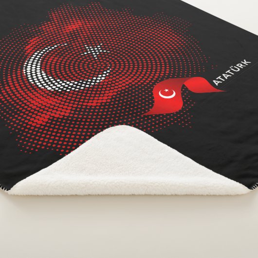Couverture Sherpa Drapeau de la Turquie (3/4)