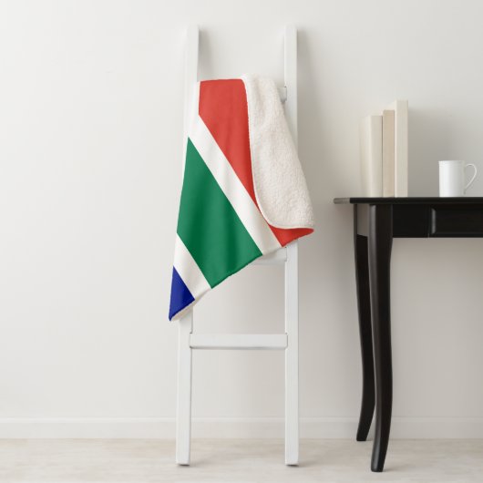 Couverture Sherpa Drapeau de l'Afrique du Sud (En situation)