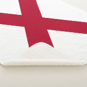 Couverture Sherpa Drapeau de l'Alabama (3/4)