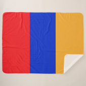 Couverture Sherpa Drapeau de l'Arménie (Devant (Horizontal))