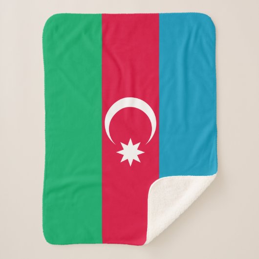 Couverture Sherpa Drapeau de l'Azerbaïdjan patriotique (Devant)