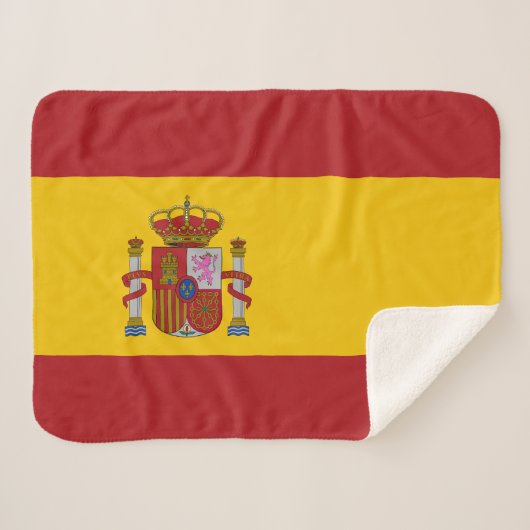 Couverture Sherpa Drapeau de l'Espagne (Devant (Horizontal))