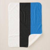 Couverture Sherpa Drapeau de l'Estonie (Devant)