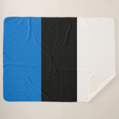Couverture Sherpa Drapeau de l'Estonie (Devant (Horizontal))