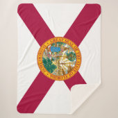 Couverture Sherpa Drapeau de l'État de Floride (Devant)