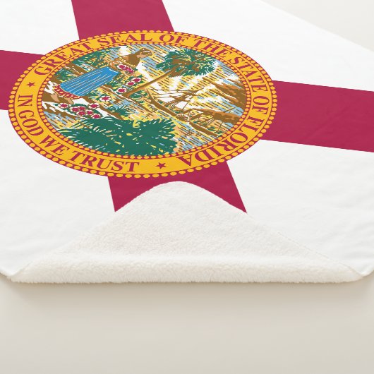 Couverture Sherpa Drapeau de l'État de Floride (3/4)