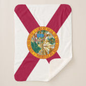 Couverture Sherpa Drapeau de l'État de Floride (Devant)