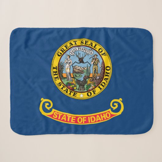 Couverture Sherpa Drapeau de l'État de l'Idaho (Devant (Horizontal))