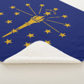 Couverture Sherpa Drapeau de l'État de l'Indiana (3/4)